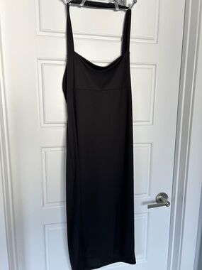 Classic Black Slip Dress - Women